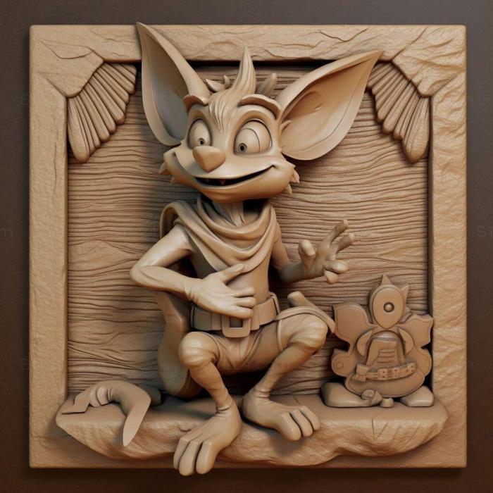 Games (Daxter 1, GAMES_31013) 3D models for cnc